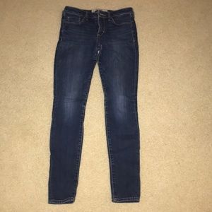 Abercrombie dark skinny jeans